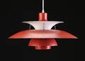 Poul Henningsen. PH-5 pendel rød