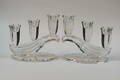2 del Ljusstake glas 