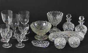 Parti glas, bl.a. kristall