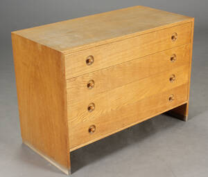 H. J. Wegner. Kommode, egetræ