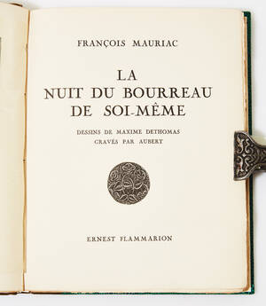 Mauriac illustrated by Dethomas 1929