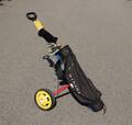 Future barngolfbag på hjul med barnklubbor