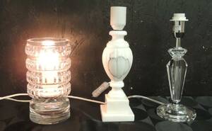 3st Bordslampor en Kosta Boda