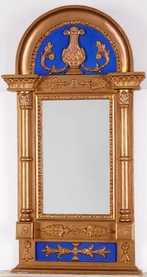 Spegel 1800-tal Karl Johan