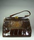 Große Tasche aus Krokoleder