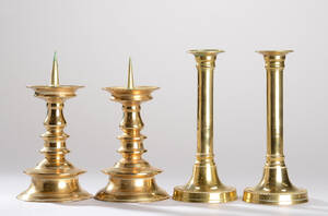 Samling stager af messing 4