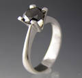 Solitaire ring ca. 1.24 ct.