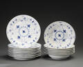 Royal Copenhagen, samling musselmalet, tallerkener 14