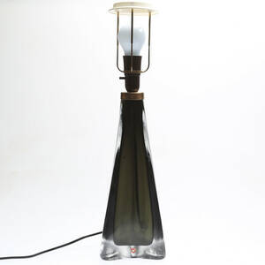 CARL FAGERLUND. BORDSLAMPA, Orrefors, signerad, 1900-tal.