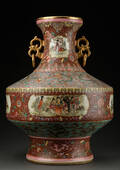 Kinesisk vase af porcelæn