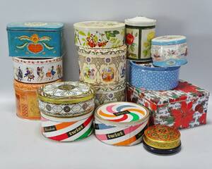 Parti plåtburkar, 192000-tal, 14 delar