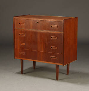 Dansk møbelproducent. Sminkebord, teaktræ