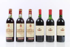 Seks flasker Saint Emilion. Chateau Lagarelle Puits Rasat samt Chateau De Pressac. 6