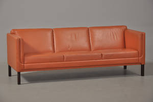 Tre pers. lædersofa