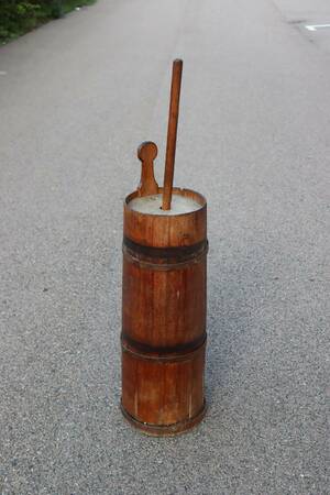 Smörkörnare, allmoge