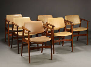 Dansk møbelproducent. Armstole, teaktræ 6