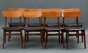 Dansk møbelproducent, Spisebordsstole i teaktræ 8