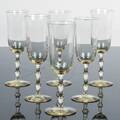 CHAMPAGNEGLAS, 6 st, Salut, Simon Gate, Orrefors