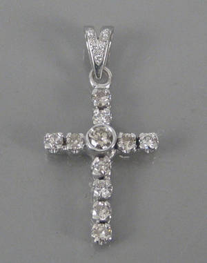 Brillantvedhæng. Ca. 1.25 ct