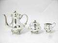 Kaffeservis, 3 delar. silver