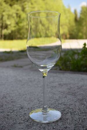 Väska Orrefors med 6st glas 80