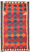 Persisk Kermanshah nomade-kelim, 275x155 cm.