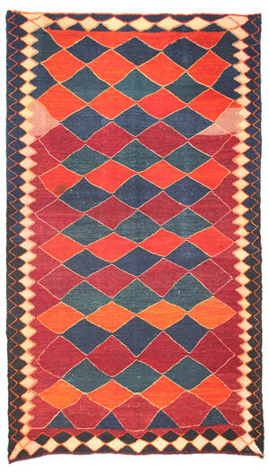 Persisk Kermanshah nomade-kelim, 275x155 cm.