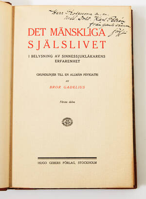 Det mänskliga själslivet av Gadelius