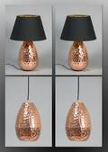 2 bordlamper samt 2 pendler, model Mathilde 4