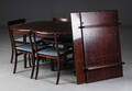 Ole Wanscher. Rungstedlund. Spisebord og seks stole af mahogni 7