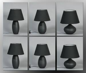 Seks bordlamper, model Helena 6