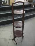 Cakestand, mahogny