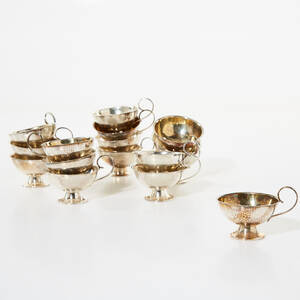 Punschmugger i silver 1900-tal 