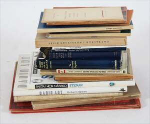 Parti antikvitetsböcker, m.m.