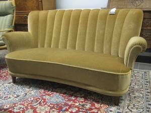 Soffa, 40-tal Plysch