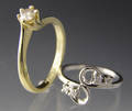 Brillant ringe ca. 0.38 ct. 2