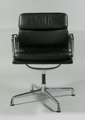 Ray  Charles Eames, EA 208 Soft Pad Alu Chair