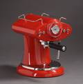 Espressocappucino-maskine, rød højglanslak
