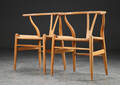 Hans J. Wegner. Par Y- stole, model CH-242