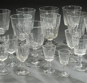 25 Berlinois glas, 1800-tallet
