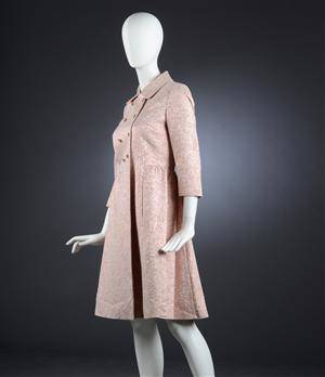Max Mara, frakke i brokadestof, str. 38