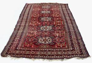 Handknuten matta, orientalisk