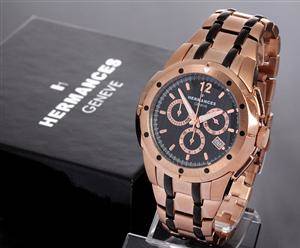 Hermances, Geneve. Chronograph. Herrearmbåndsur Model G104-10