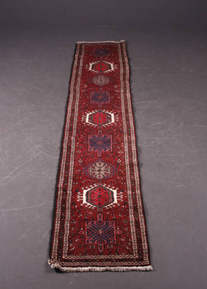 Persisk Hamadan løber 410 x 74 cm