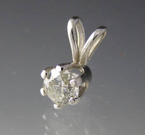 Brillant vedhæng ca. 0.50 ct.