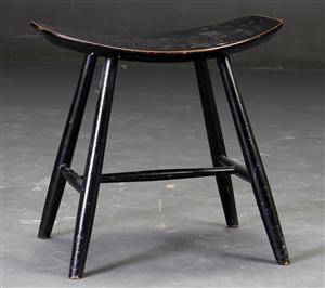 Ejvind A. Johansson for FDB, skammel, sortlakeret 