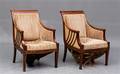 Par hvilestole, empire-stil, ca. 1900 2