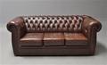 Chesterfield. Tre-personers sofa 