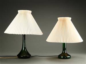 Holmegaard bordlamper, glas 2