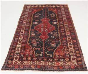 Persisk handknuten matta, Lori 205x121 cm